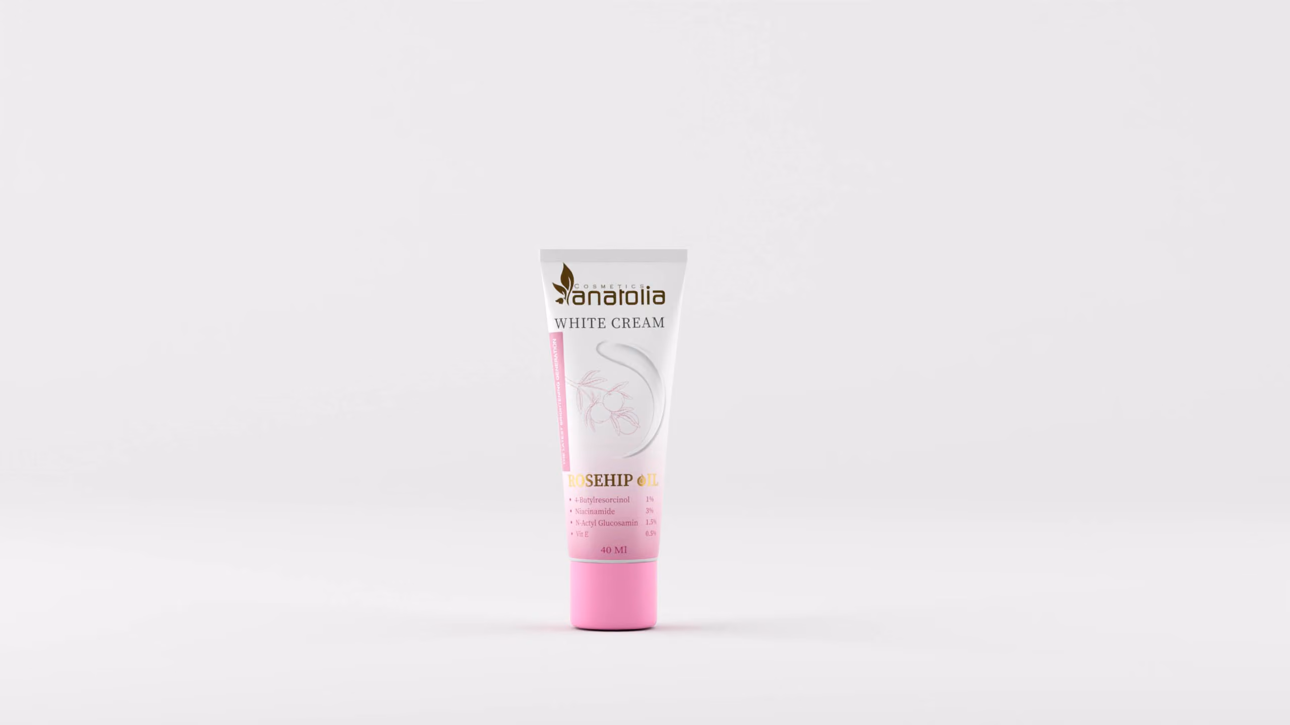 Anatolia White Cream, front of jar
