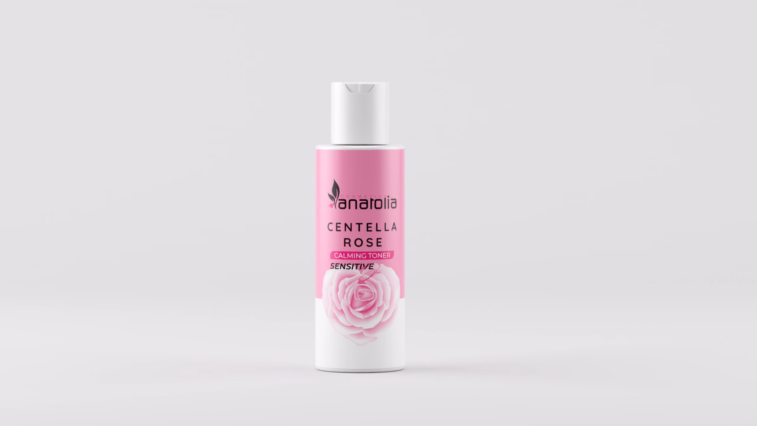 Anatolia Centella Rose Toner, front of bottle